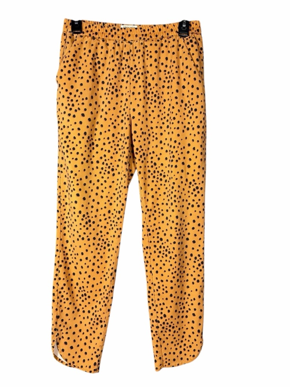 Marine Layer Pants Women’s Small Tan Cheetah Print Slim Leg Pockets Pull On